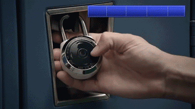 1600萬(wàn)種密碼組合，科技感十足的觸控密碼鎖